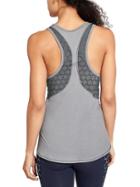 Athleta Womens Eyelet Tank Size L - Grey Heather
