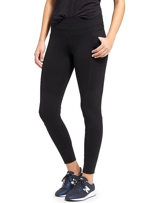 Athleta Womens Excursion Tight Size M Tall - Black