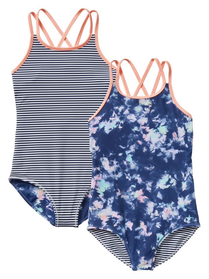 Athleta Girl Tide Dye Reversible One Piece