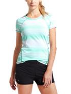 Athleta Womens Running Wild Tee 2.0 Stride Size M - Mint Green