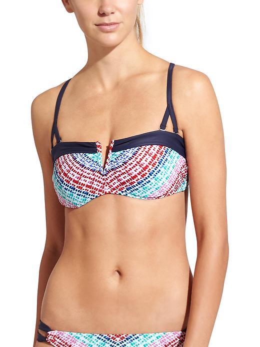 Athleta Womens Moxie V-wire Bikini Size 32b/c - Multi