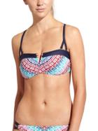 Athleta Womens Moxie V-wire Bikini Size 32b/c - Multi