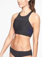 Athleta Womens Bonaire Bikini Top Navy/ Black Size Xs