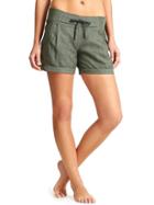 Athleta Womens Linen Creston Short Size 0 - Jasper Green