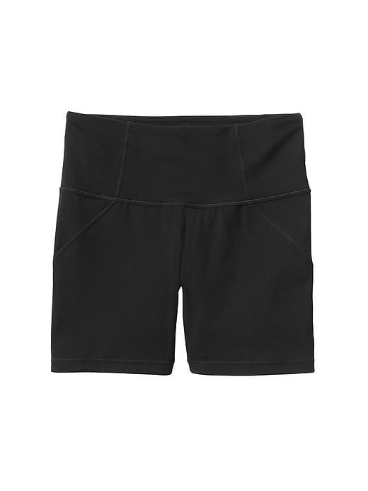 Athleta Womens Salutation 5" Short Size L - Black