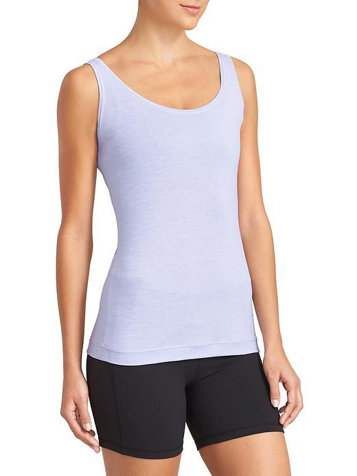 Athleta Womens Odyssey Tank Size L - Aster Blue Heather