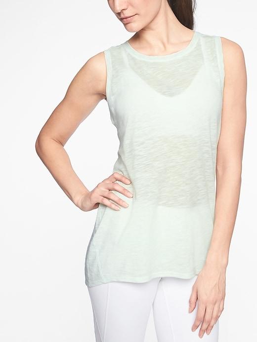 Athleta Womens Organic Daily Tank Spring Mint Size S