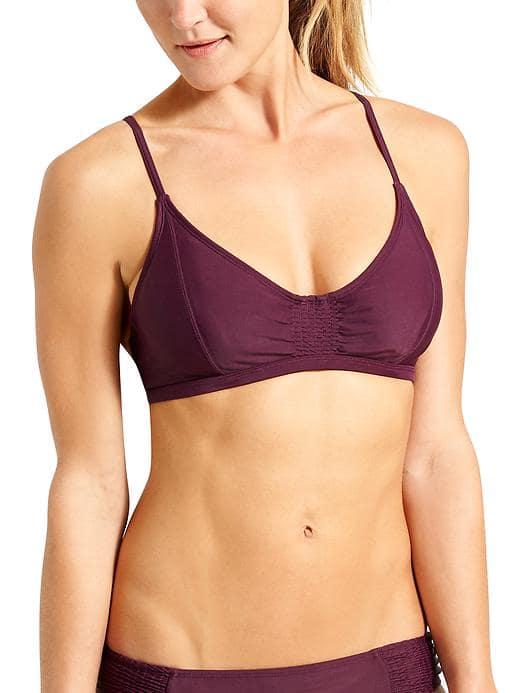 Athleta Womens Smocked Bikini Size 32b/c - Wild Bloom