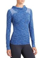 Athleta Womens Radiance Hoodie Space Dye Size L - Navy Space Dye