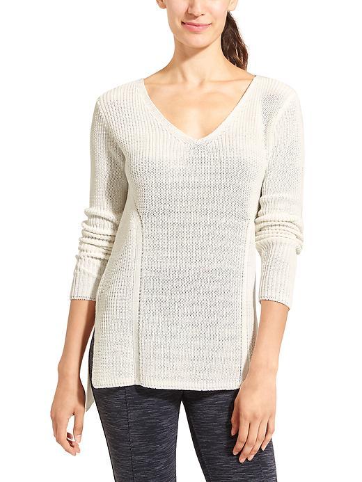 Athleta Womens Highline Sweater Tunic Dove Size Xxs