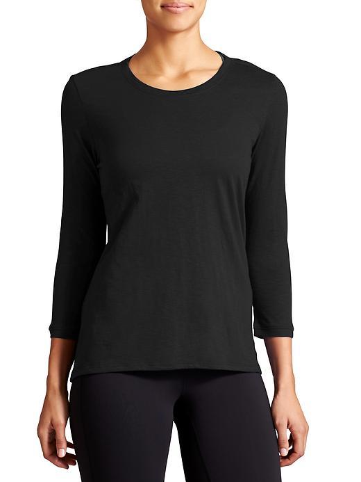 Athleta Womens Asana Top Size L Tall - Black