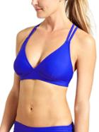 Athleta Womens Cross Strap Bikini Size L - Powerful Blue