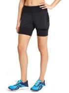 Athleta Womens Ready Set Go 2 In 1 Short 6 Black Size Xxs