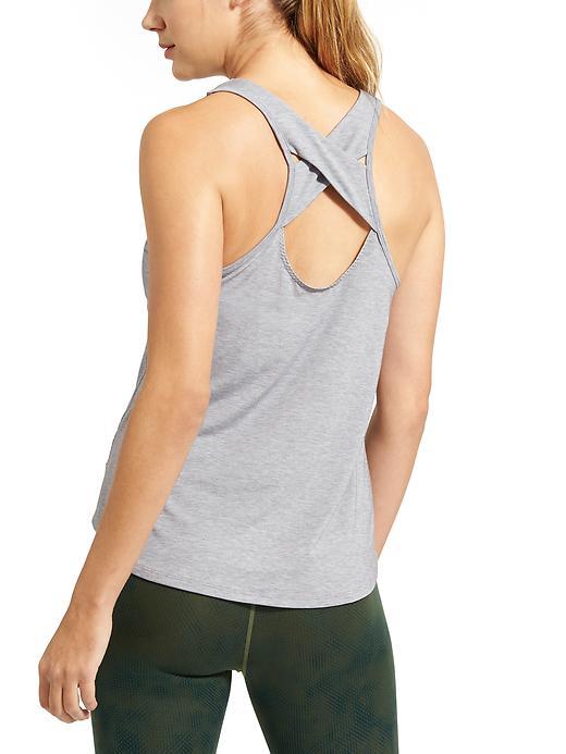 Athleta Womens Yogini Tank Size L - Light Grey Heather