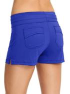 Athleta Womens Fun In The Sun Swim Short 2 Size Xs - Caspian Blue