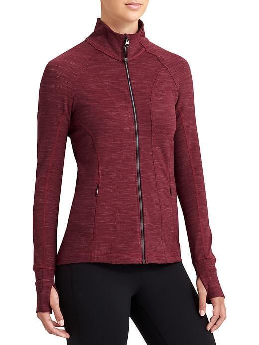 Athleta Womens Striated Hope Jacket 2 Chianti Size Xs