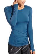 Athleta Womens Stealth Top Size L - Constellation Blue