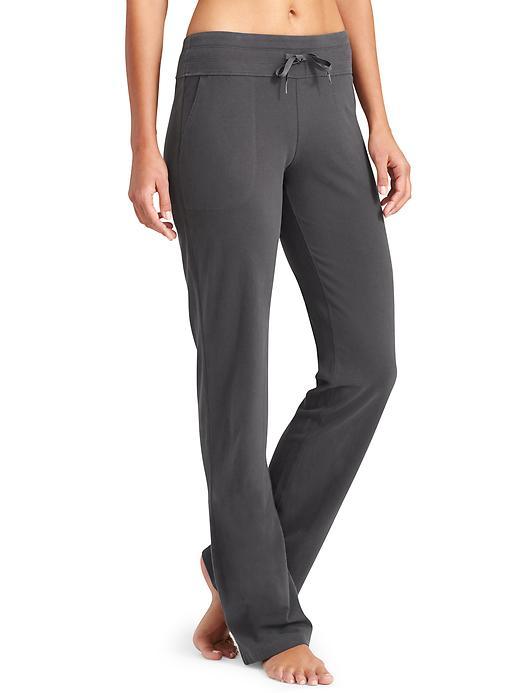Athleta Womens Organic Cotton Exhale Pant Size L Tall - Flint Grey