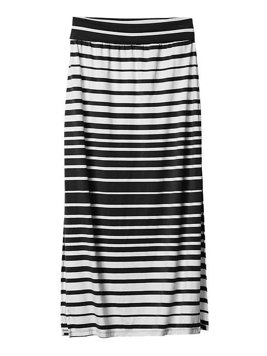 Athleta Womens Foldover Skirt Size L - Black/white