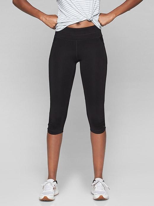 Athleta Womens Be Free Knicker Black Size S