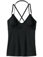 Athleta Womens Scoop Tankini Size L Tall - Black