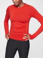 Athleta Womens Foresthill Top Radiant Red Size L