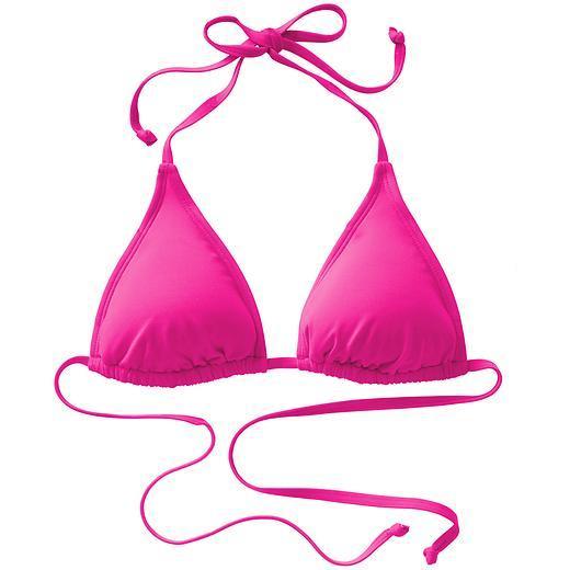 Athleta Triangle String Bikini - Brilliant Magenta