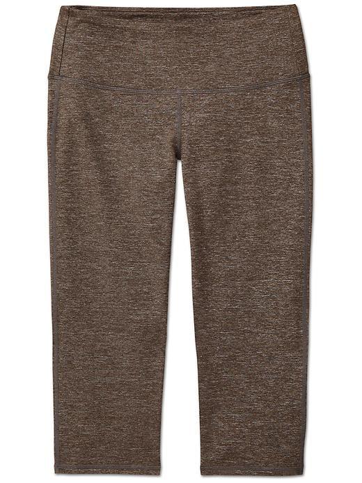 Athleta Womens Odyssey Chaturanga Yoga Knicker Olive Size Xs