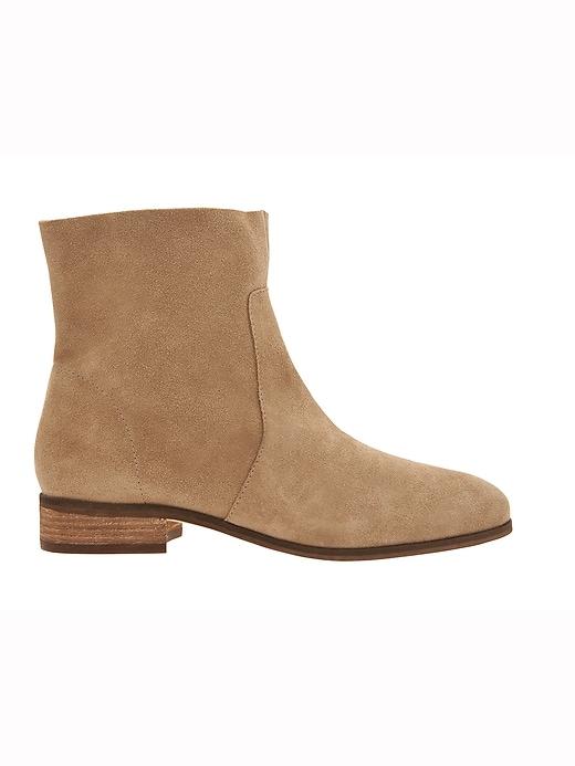 Athleta Womens Lane Soft Boot By Dr. Scholls Taupe Suede Size 7