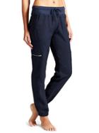 Athleta Womens Linen Jogger Pant Size 0 - Navy
