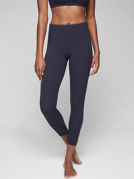 Athleta Womens Salutation 7/8 Tight Navy Size Xxs