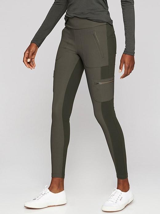 Athleta Womens Highline Hybrid Cargo Tight Size 10 - Peat