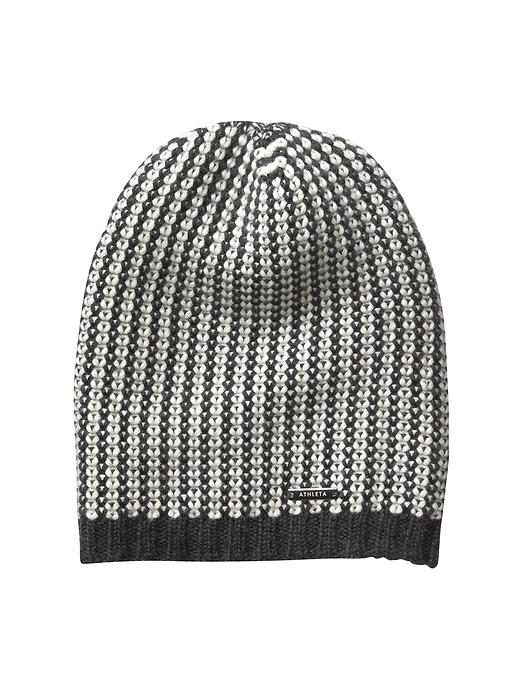 Athleta Womens Reversible Beanie Size One Size - Charcoal Heather