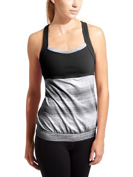 Athleta Womens Stride Crunch And Punch Tank Black Size Xxs
