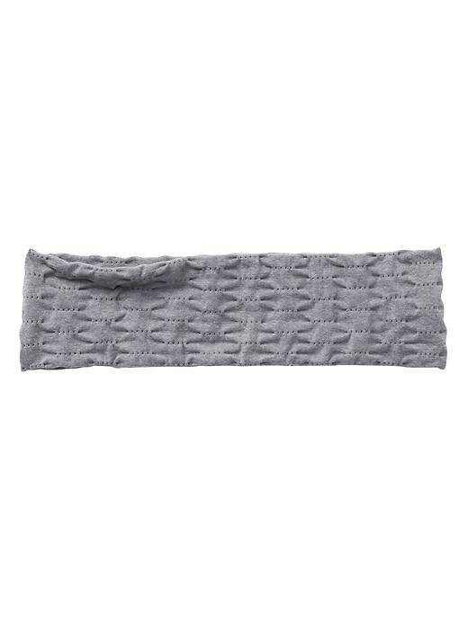 Athleta Womens Textured Seamless Headband Light Grey Heather Size One Size
