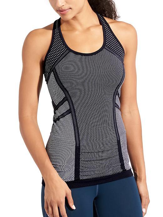 Athleta Womens Diamond Fastest Track Tank Size L - Black