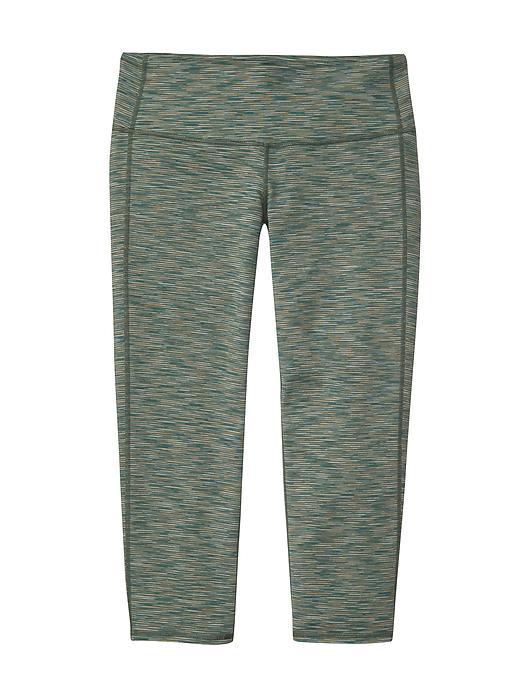 Athleta Womens Energy Chaturanga Capri Size L - Jasper Green