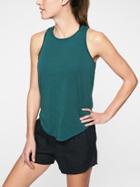 Athleta Womens Breezy Cutout Tank Tumbling Teal Size S