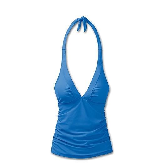 Athleta Shirrendipity Halter Swim Tankini - Blue Bling