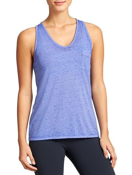 Athleta Womens Sugar Wash Tank Size 1x Plus - Baja Blue