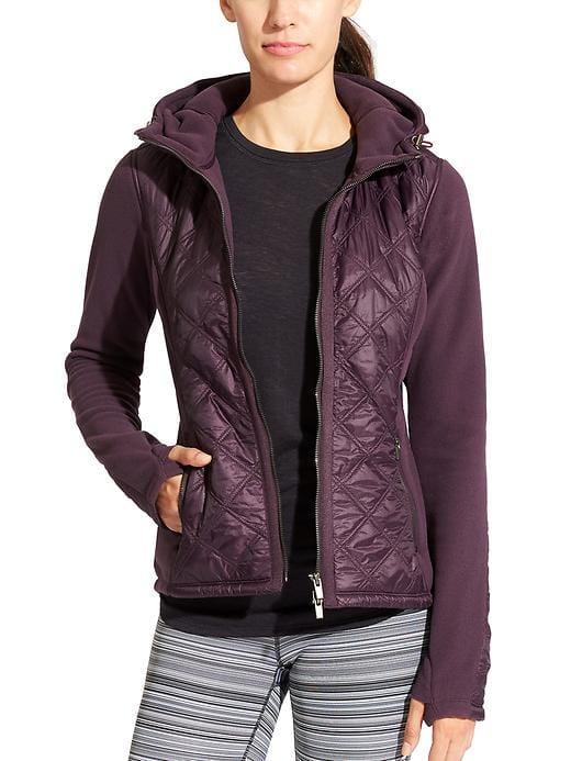 Athleta Womens Vortex Jacket Wild Raisin Size Xxs