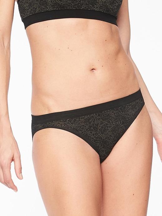 Athleta Womens Natura Bikini Black Size S