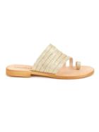Athleta Womens Palermo Sandal By Cocobelle Distressed Gold Size 39
