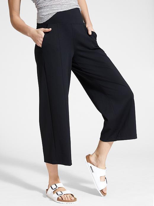 Athleta Womens Globetrotter Ankle Crop Size L Tall - Black