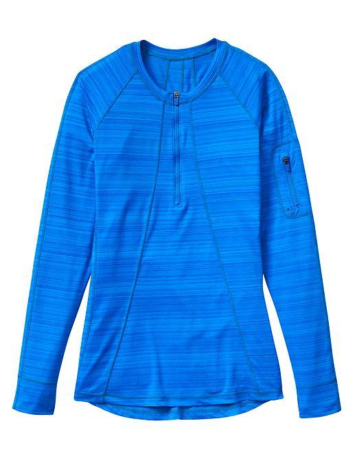 Athleta Womens Pacifica Upf Top 2 Size L Tall - Macaw Blue