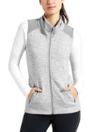 Athleta Womens Stronger Vest Size M - Grey Heather Spacedye