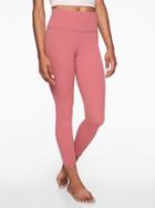 Athleta Womens Elation 7/8 Tight Dark May Rose Size Xxs