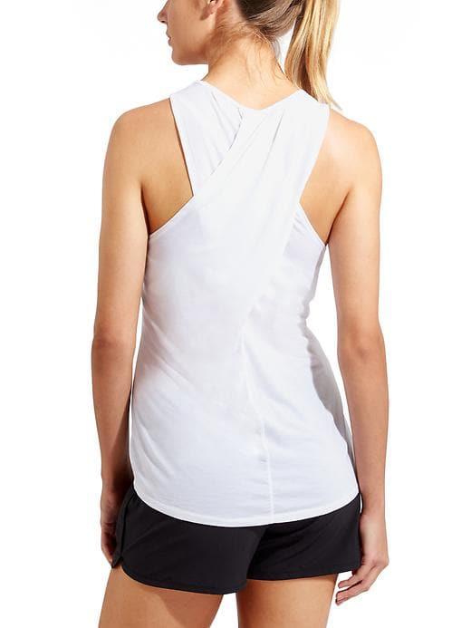 Athleta Womens Essence Moonbeam Tank Bright White Size S