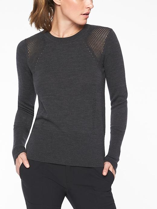 Athleta Womens Cardinal Sweater Charcoal Heather Size Xxs