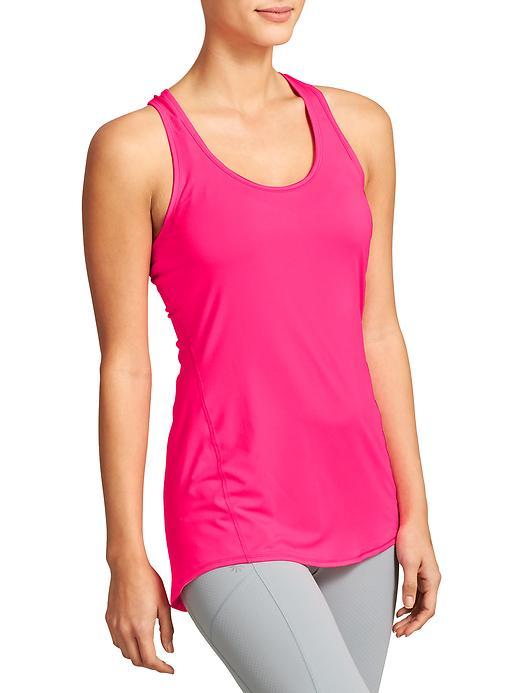 Athleta Womens Chi Tank Extra Long Size 1x Plus - Shocking Pink